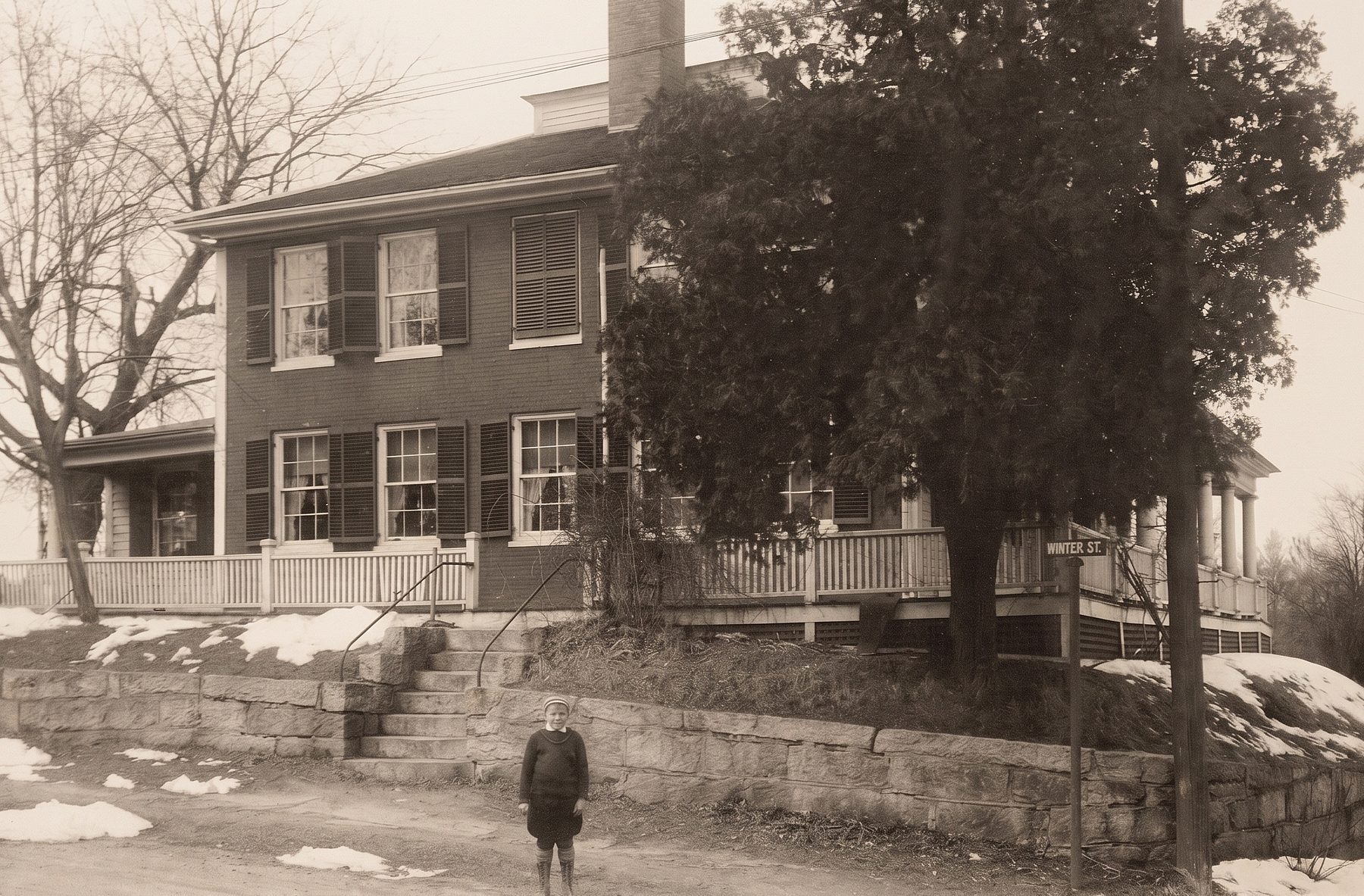 Colonel Albert Woods Home, in an earlier era